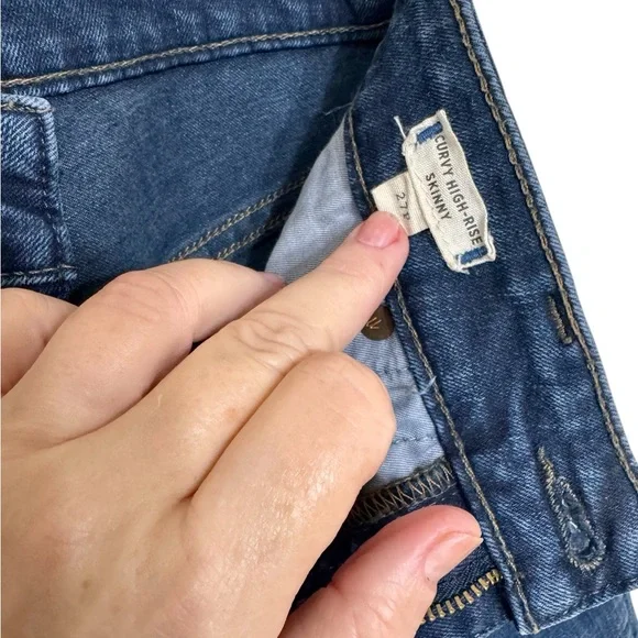 MADEWELL High Rise Skinny Jeans Size 28 Petite - Picture 6 of 6